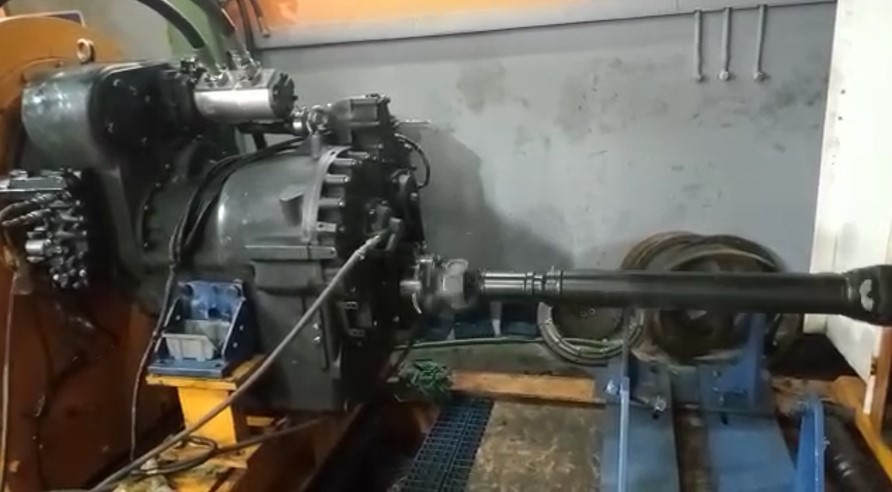 1 DANA 32000 TESTING THE TRANSMISSION ON LOAD AFTER THE OVERHAUL